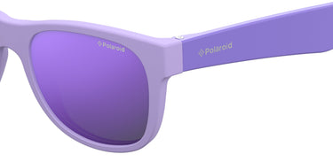 Boys and Girls Polaroid Eyeglasses: P0300 - Crystal Violet - SpecSMART Eye Clvinic (Zoom View)